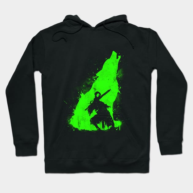 The walker of abyss version Green Hoodie by Taki93